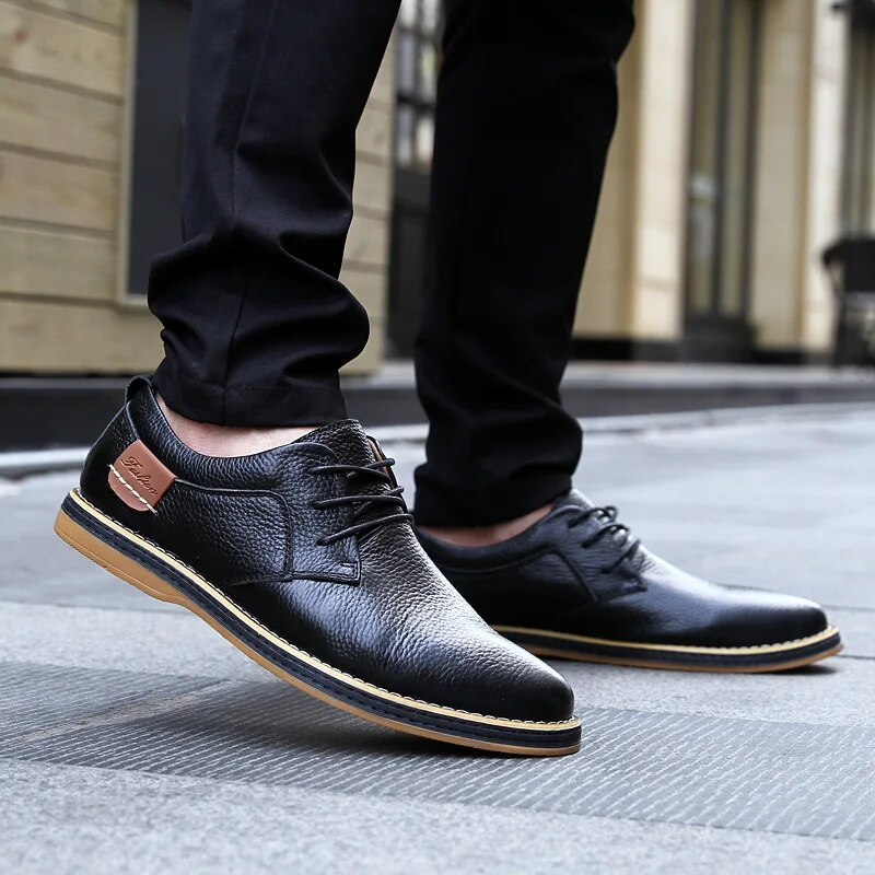 Lucas Wellington Echtes Leder Schuhe
