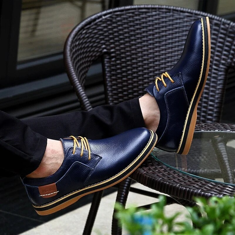 Lucas Wellington Echtes Leder Schuhe