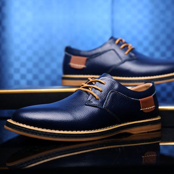 Lucas Wellington Echtes Leder Schuhe