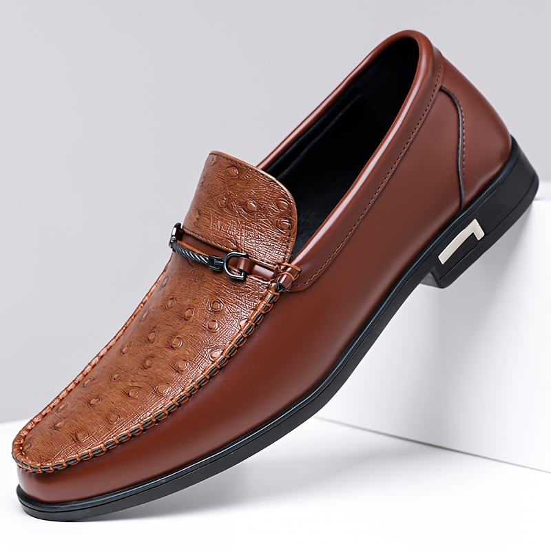 Cristiano Straußenleder Slipper