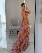 Flora | Maxikleid mit Blumenprint (LIMITIERTE AUFLAGE)