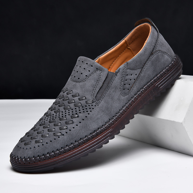 Carter Echtleder Slipper