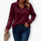 Camila | Pullover mit Halbreißverschluss