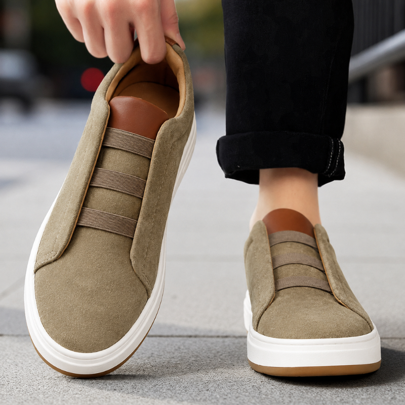 Hudson Wildleder Sneakers
