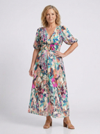 EULALIE | Blumen-Midi-Kleid
