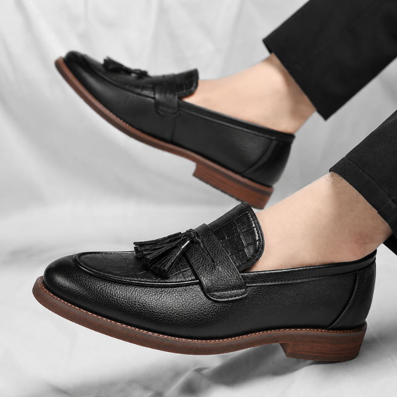 Siena Leder Quasten Slipper