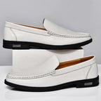 Pelle Italiana Echtes Leder Slipper