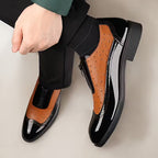 Oxford-Ostrichleder-Schuhe