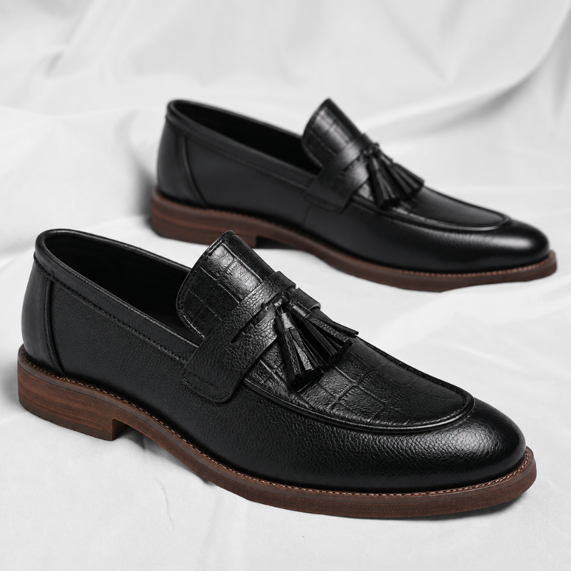 Siena Leder Quasten Slipper