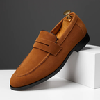Marco Wildleder Penny Loafers