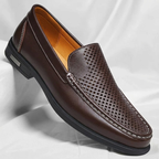 Pelle Italia Echtes Leder Slipper