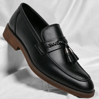 Veneto Leder Quasten Slipper