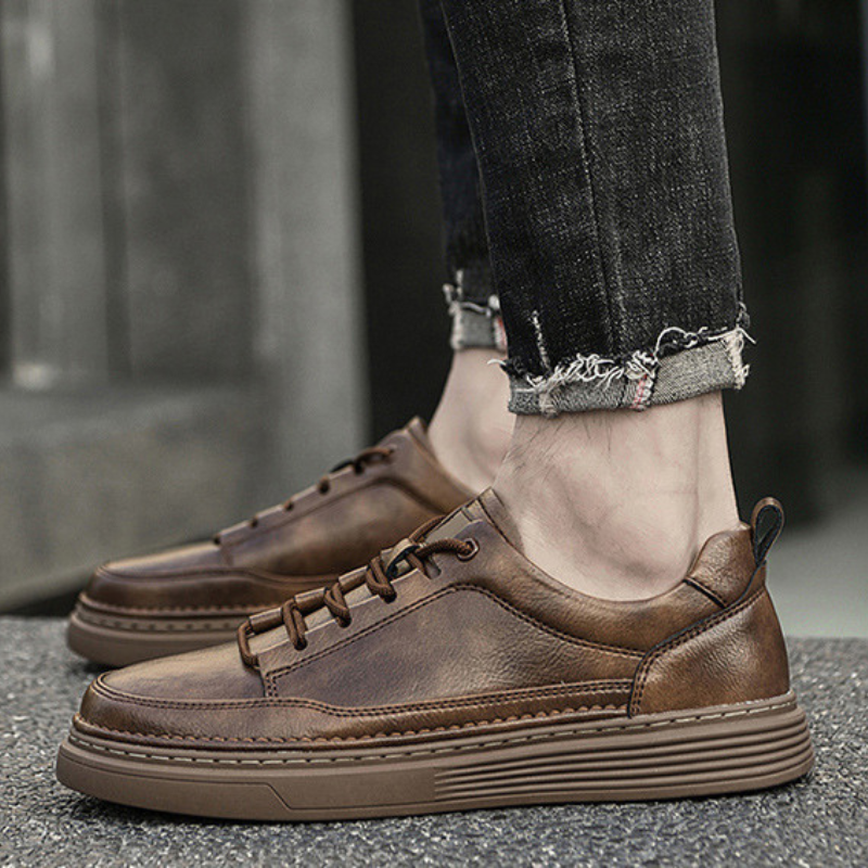 Roma Italiana Echtes Leder Sneakers