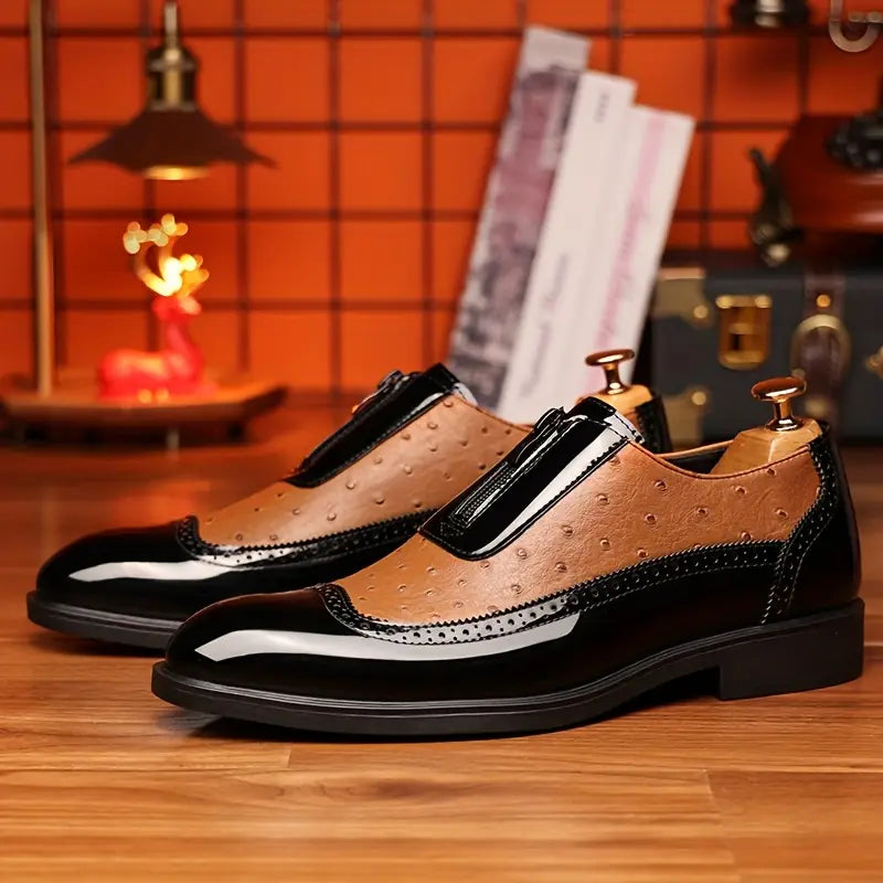 Ravello Straußenleder Slipper