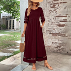 Aubrey™ – Figurbetonendes Midi-Kleid mit Bauchbedeckung" 

Rewritten: "Aubrey™ – Midi-Kleid mit figurbetonendem Schnitt und Bauchbedeckung
