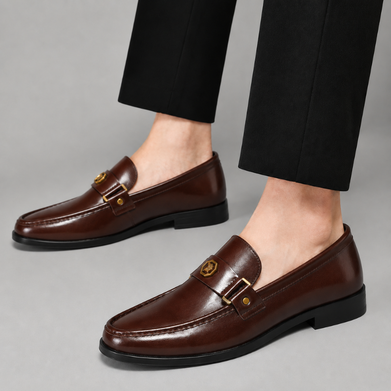 Velaro Italienische Leder Slipper
