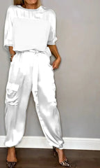 Margaret - Elegantes Satin-Set