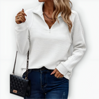 Camila | Pullover mit Halbreißverschluss