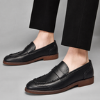 Santino Leder Penny Loafers