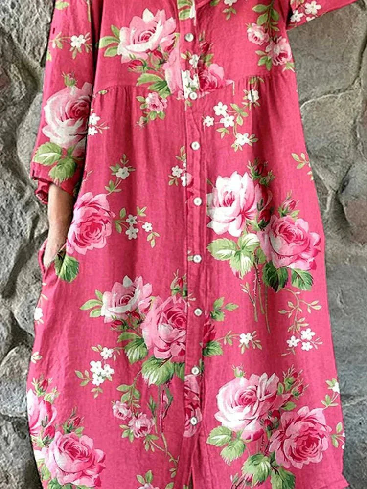 Maddie | Floral Art Dress