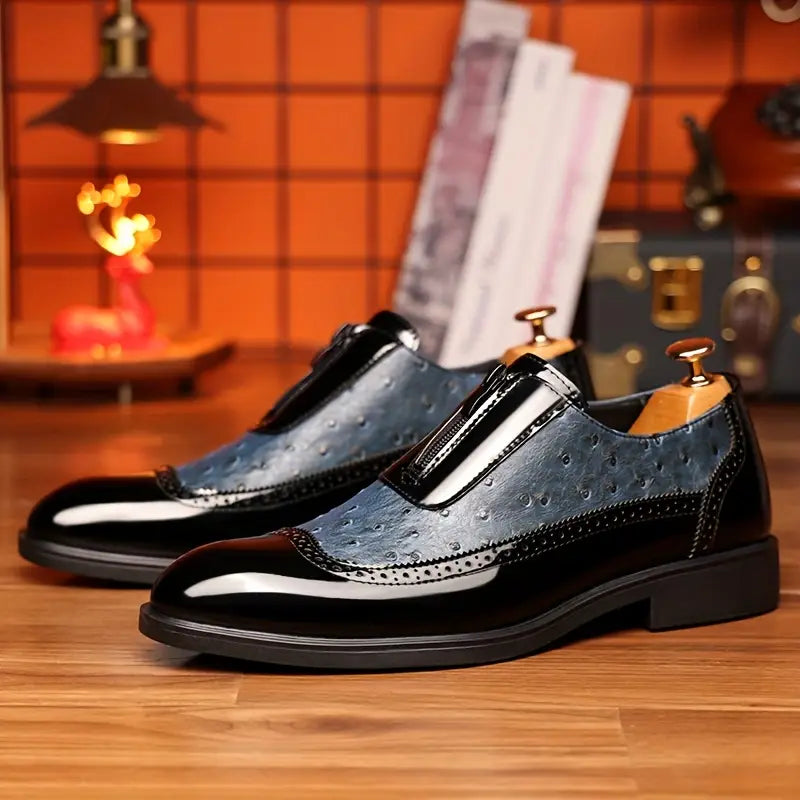 Ravello Straußenleder Slipper
