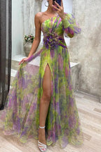 Grace | Sommerflucht Schönheit Floral Plissierter Maxikleid