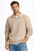 Ruben | Pullover mit Quarter-Zip