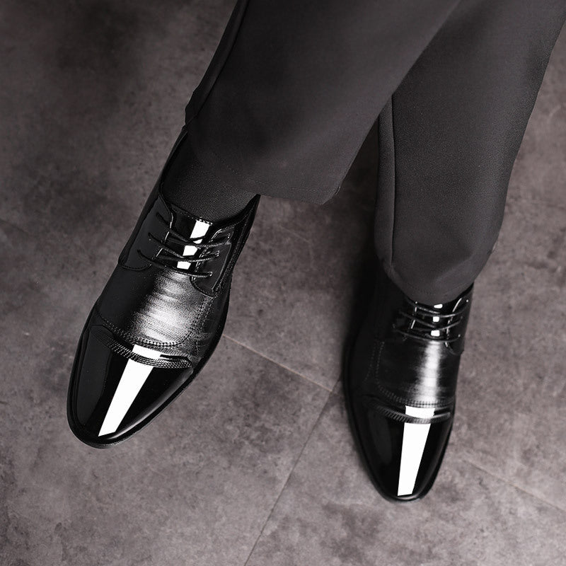 Oxford Lacklederschuhe