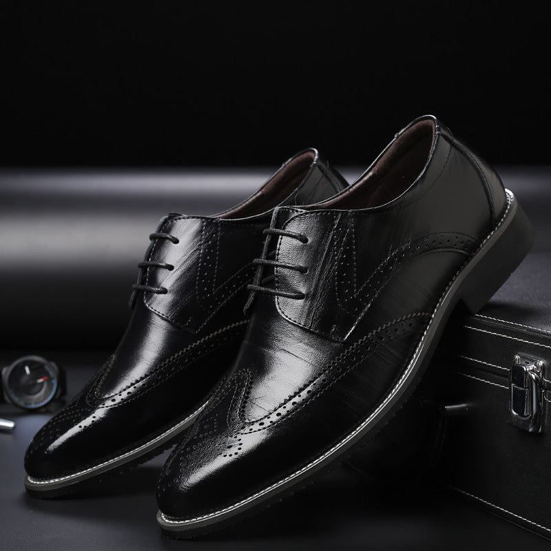 Kingston Leder Brogue Anzugschuhe