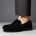 Marco Wildleder Penny Loafers