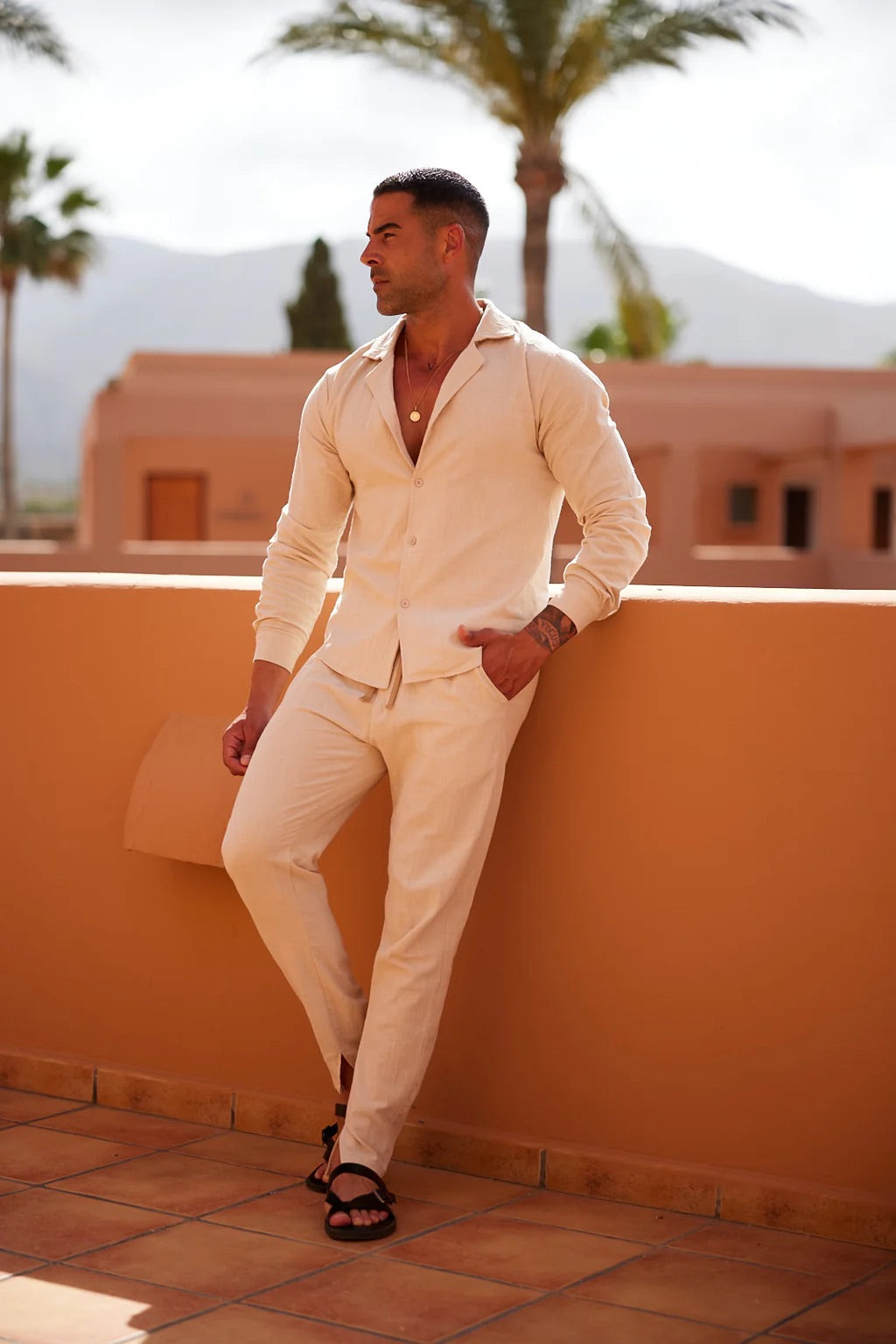 Elio | Elegantes Leinen-Set