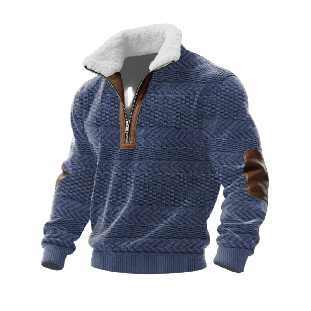 Tobias | ThermoSoft | Fleecepullover mit Stehkragen