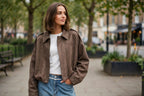 VEUGER MODEHOUS™ | Wildleder-Look Jacke