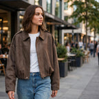 VEUGER MODEHOUS™ | Wildleder-Look Jacke