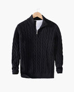 Lukas | Klassischer Strickpullover mit Half-Zip