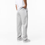 Leonard | Relaxed Fit Offene Jogger Grau Meliert