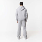 Leonard | Relaxed Fit Offene Jogger Grau Meliert