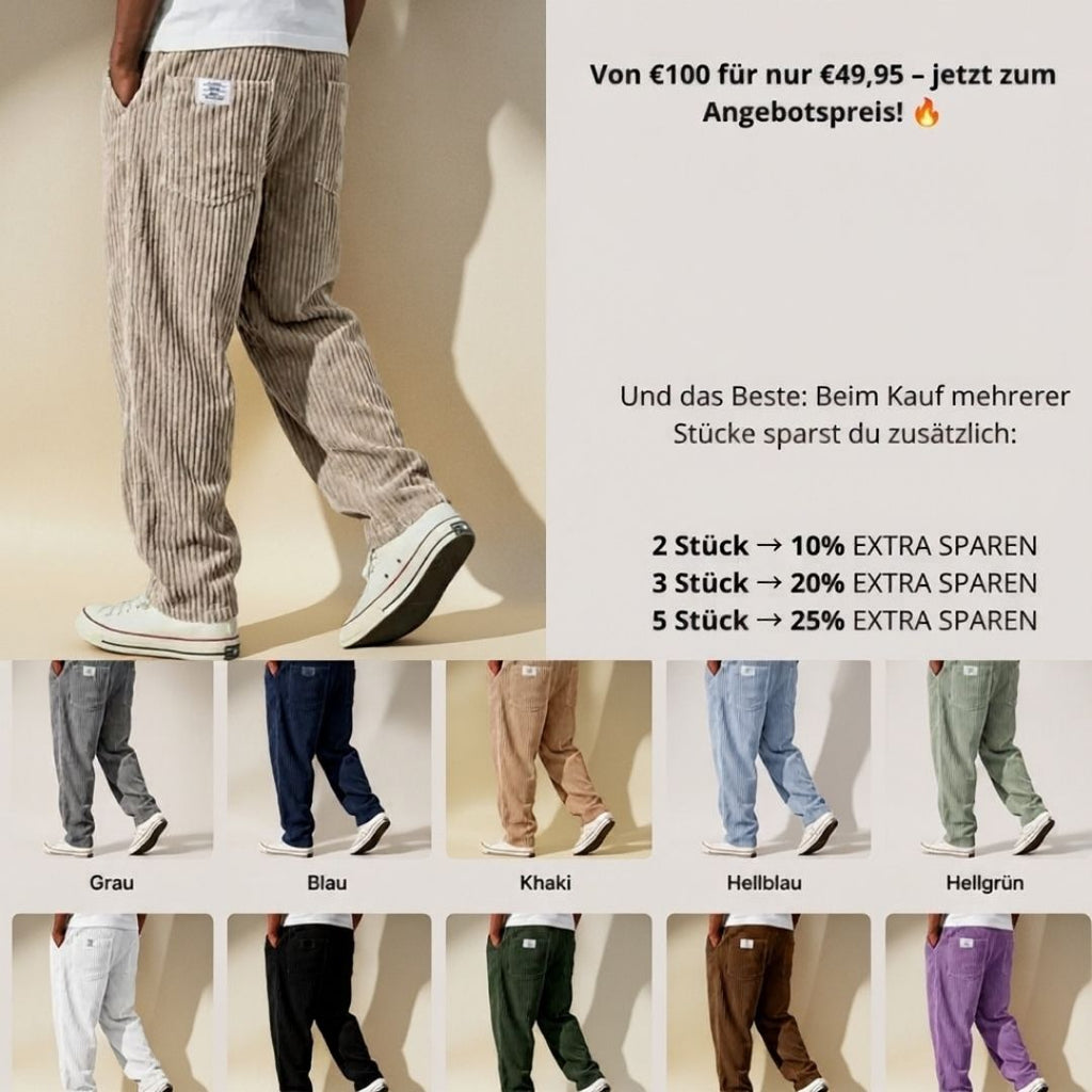 BENZ | CORDHOSEN FÜR HERREN