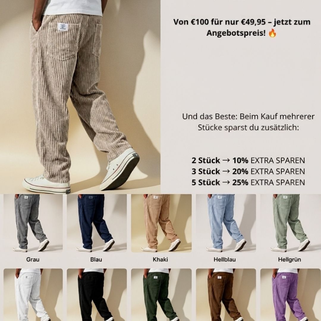 BENZ | CORDHOSEN FÜR HERREN