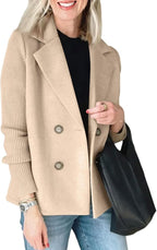 Camela | Blazer mit gestrickten Ärmeln
