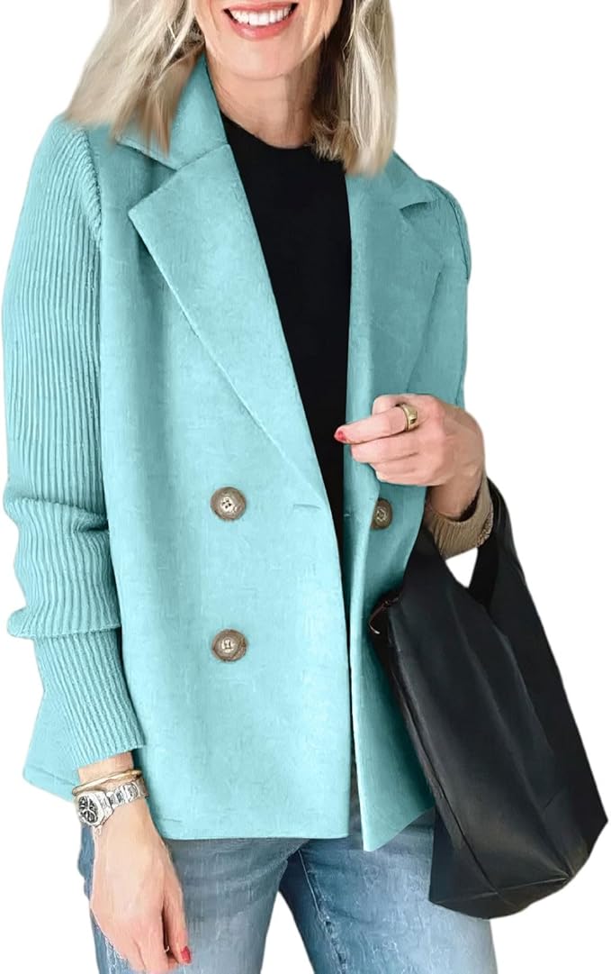Camela | Blazer mit gestrickten Ärmeln