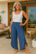 Tavina | Baumwoll-Leinen Leichte Hose