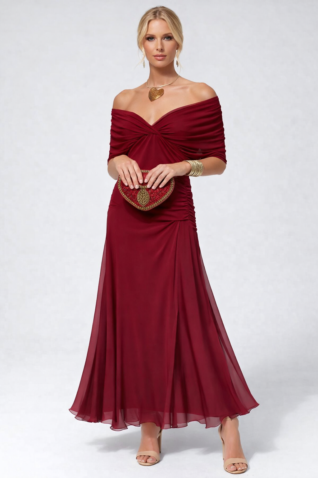 Lilly | Fließendes Midikleid