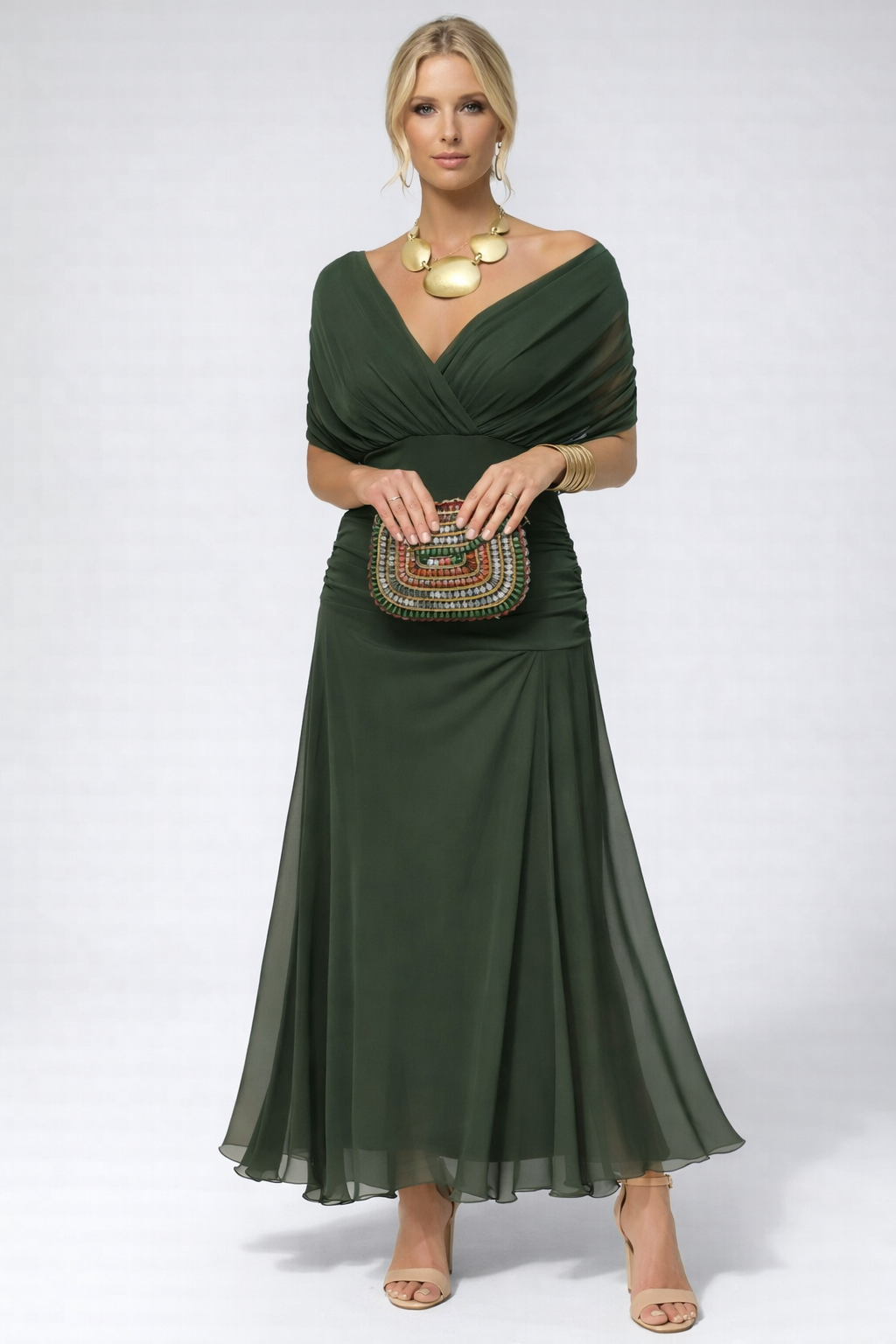 Lilly | Fließendes Midikleid
