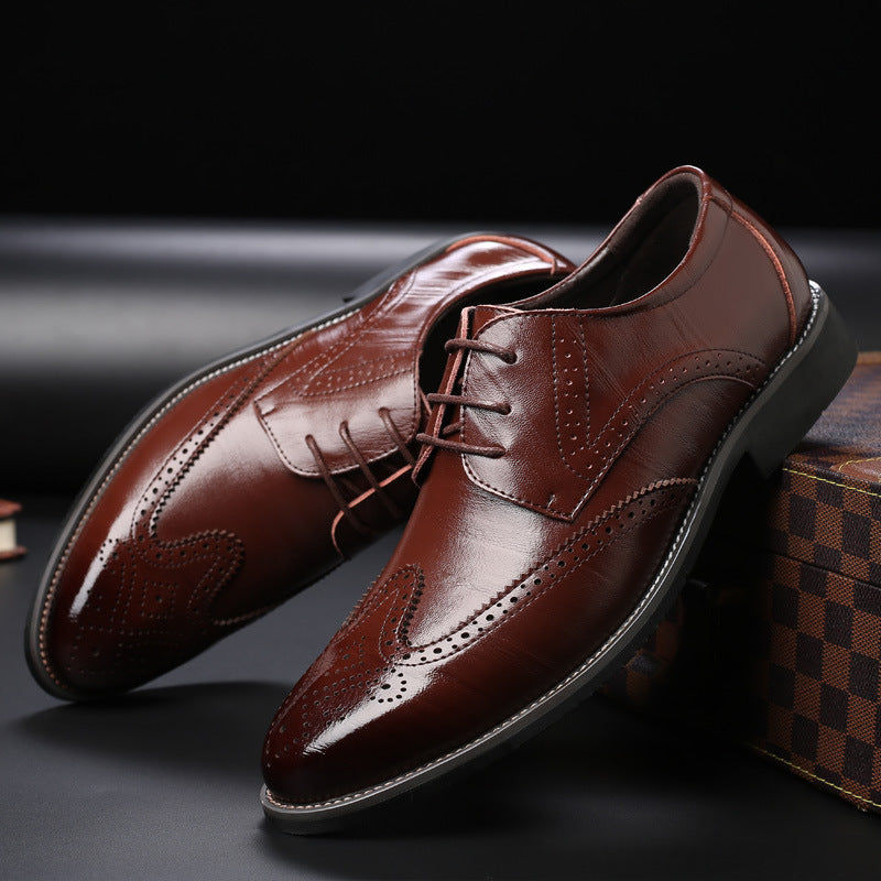 Kingston Leder Brogue Anzugschuhe