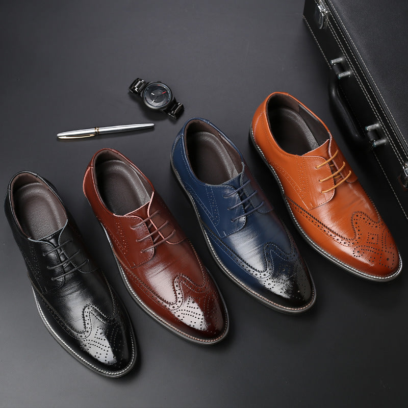 Kingston Leder Brogue Anzugschuhe