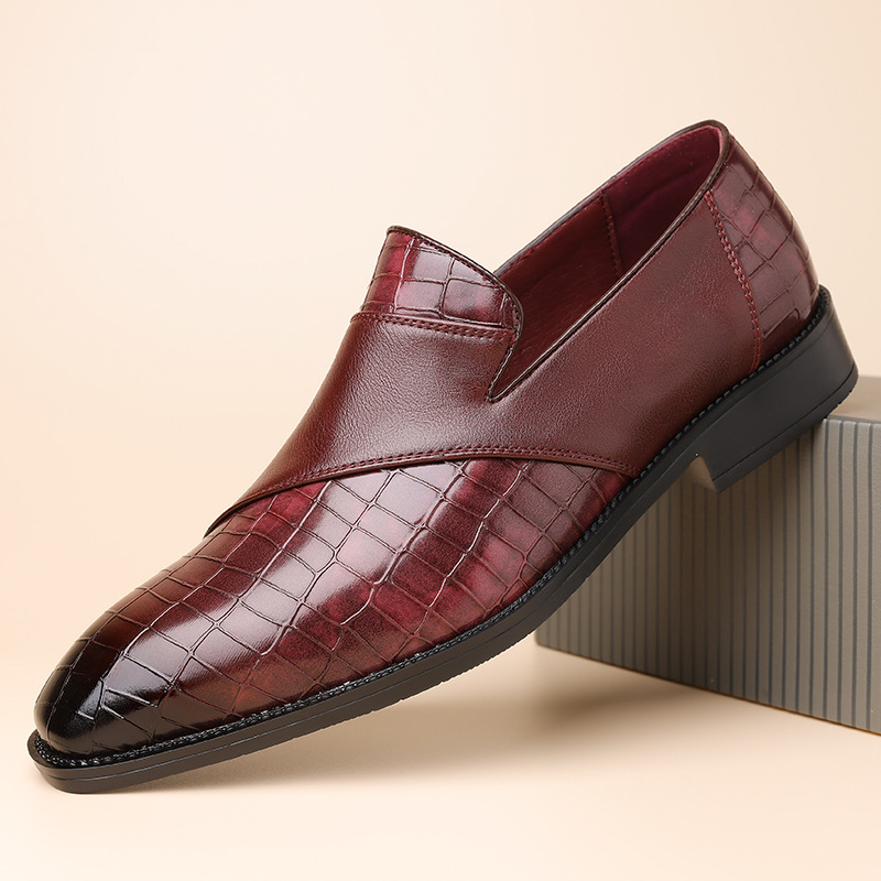 Giorgio Echtes Leder Slipper