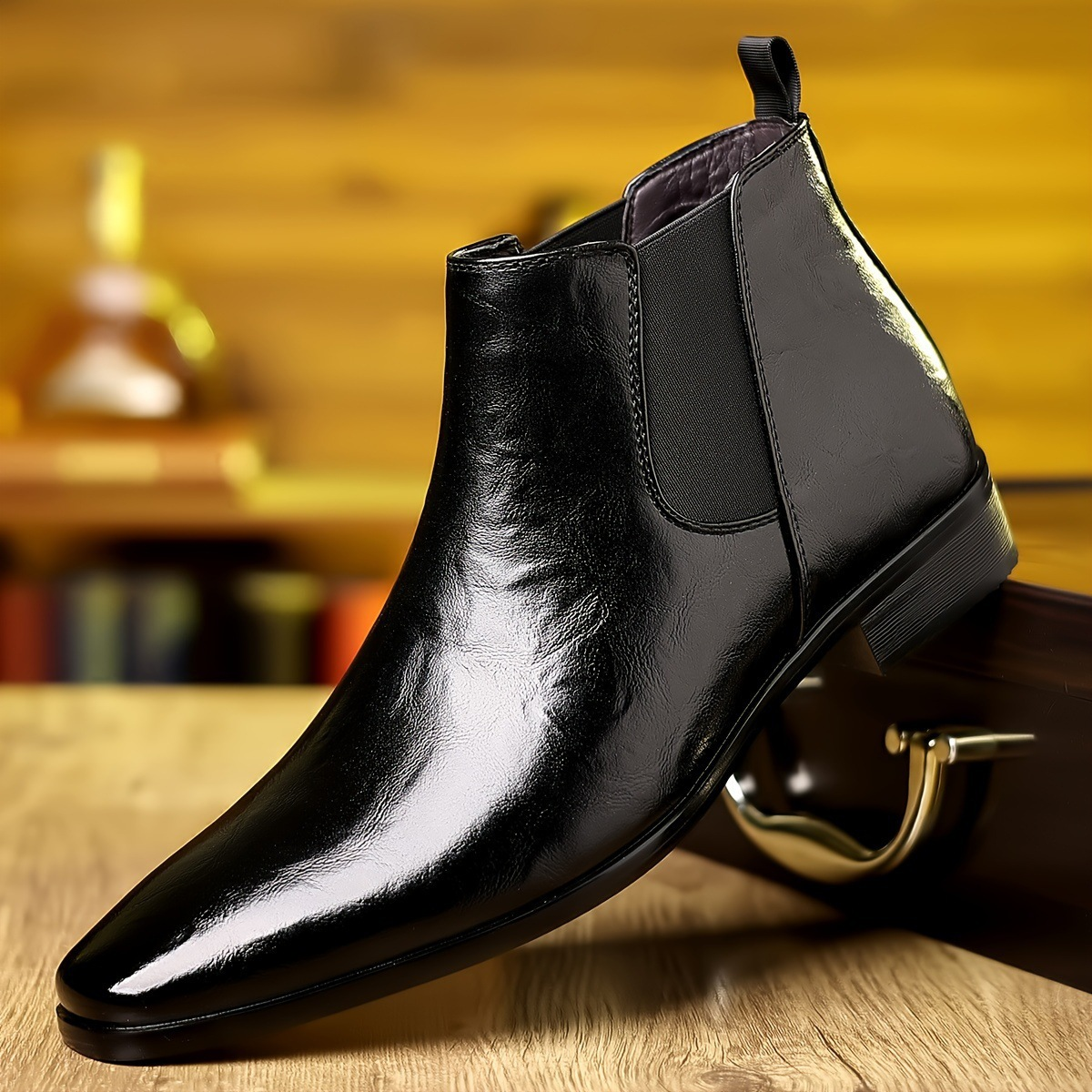 Bradford Leder Chelsea-Stiefel