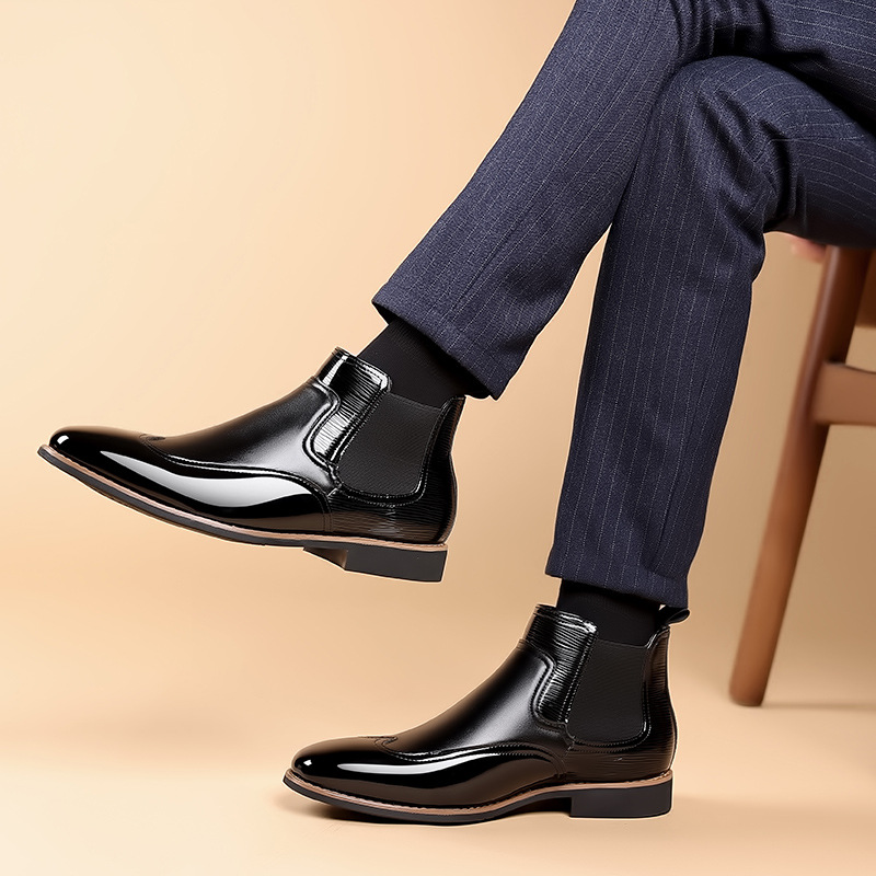 Bristol Leder Chelsea Stiefel