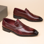 Giorgio Echtes Leder Slipper